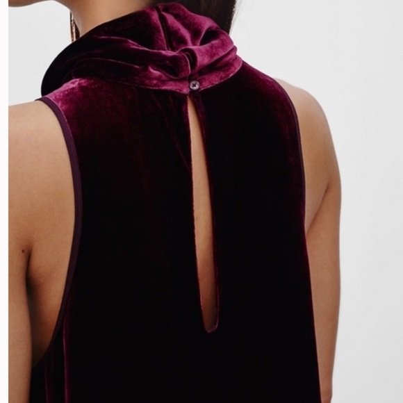 Wilfred Velvet and Silk Dress - Picture 4 of 9